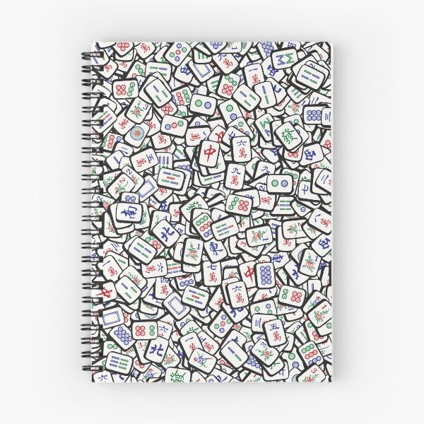 Item preview, Traditional Mahjong Tiles In Scattered Pattern v1 designed and sold by teeworthy.