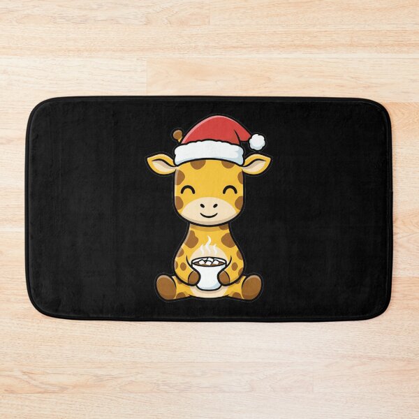 Item preview, Cute Christmas Giraffe Santa Hat Hot Cocoa designed and sold by k3rstman1.
