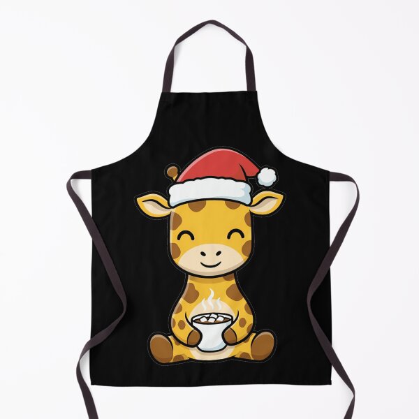 Item preview, Cute Christmas Giraffe Santa Hat Hot Cocoa designed and sold by k3rstman1.