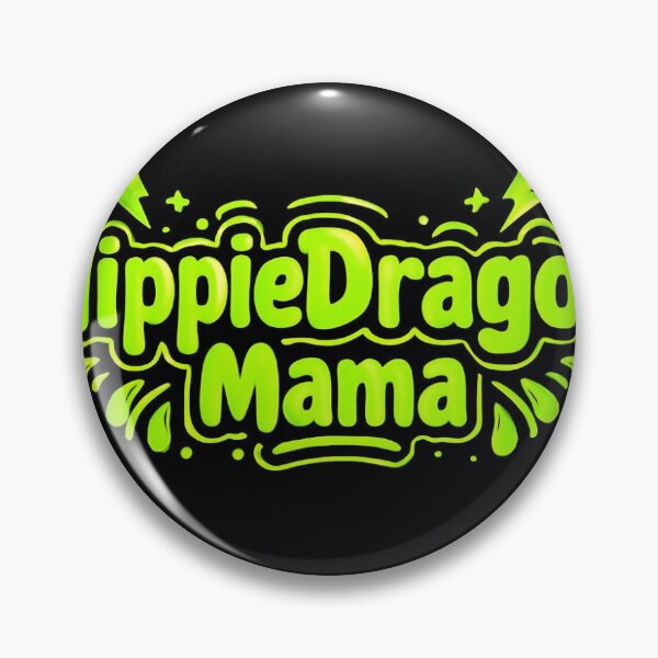 Item preview, Neon Hippie Dragon Mama Logo designed and sold by EliteCanvasCo.
