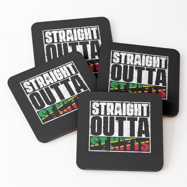 Item preview, Straight Outta St Kitts Flag designed and sold by CosmoKitsch.