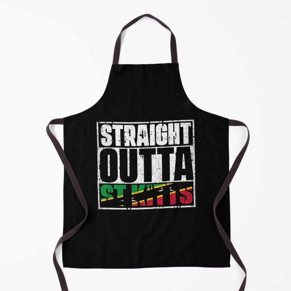 Item preview, Straight Outta St Kitts Flag designed and sold by CosmoKitsch.