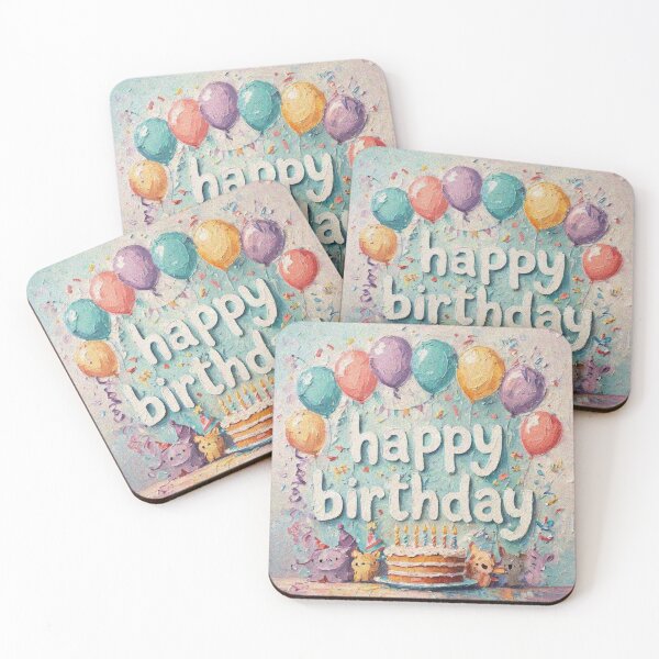 Item preview, Happy Birthday Card – Cute Aesthetic Birthday Wishes | Fun Celebration Gift Design designed and sold by Illuministique.