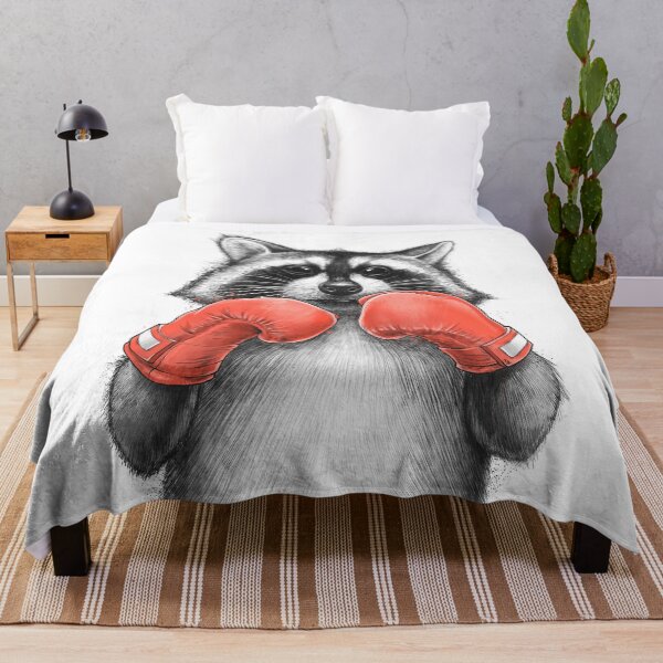 Item preview, Raccoon boxer designed and sold by NIKITA KORENKOV NikKor.