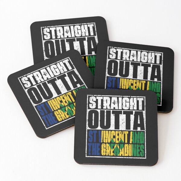 Item preview, Straight Outta St Vincent and the Grenadines Flag designed and sold by CosmoKitsch.