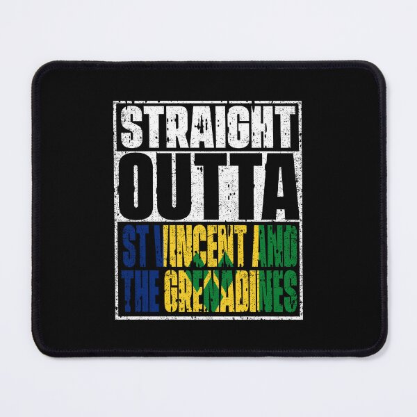Item preview, Straight Outta St Vincent and the Grenadines Flag designed and sold by CosmoKitsch.