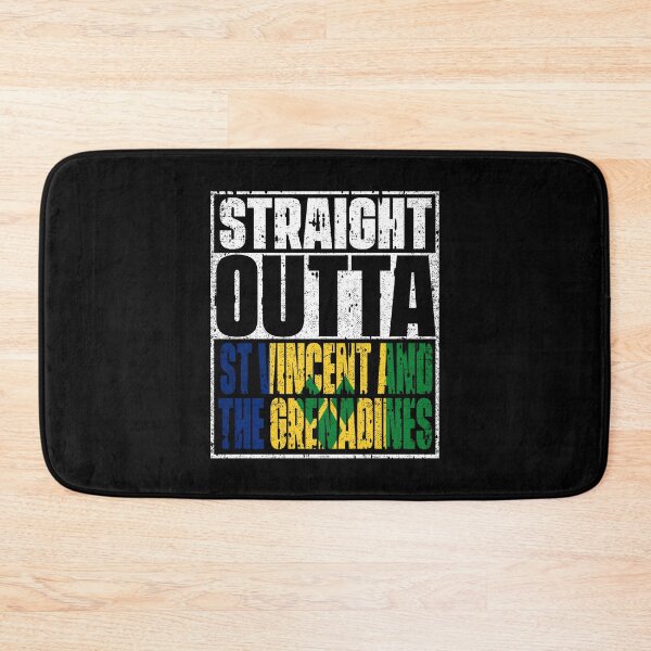 Item preview, Straight Outta St Vincent and the Grenadines Flag designed and sold by CosmoKitsch.