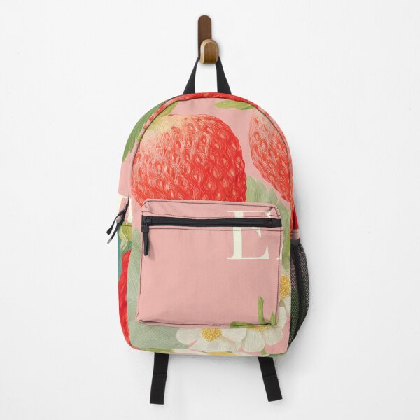 Item preview, Strawberry Eat – Cute Fruit Illustration with Playful Typography designed and sold by BobaBunny76.