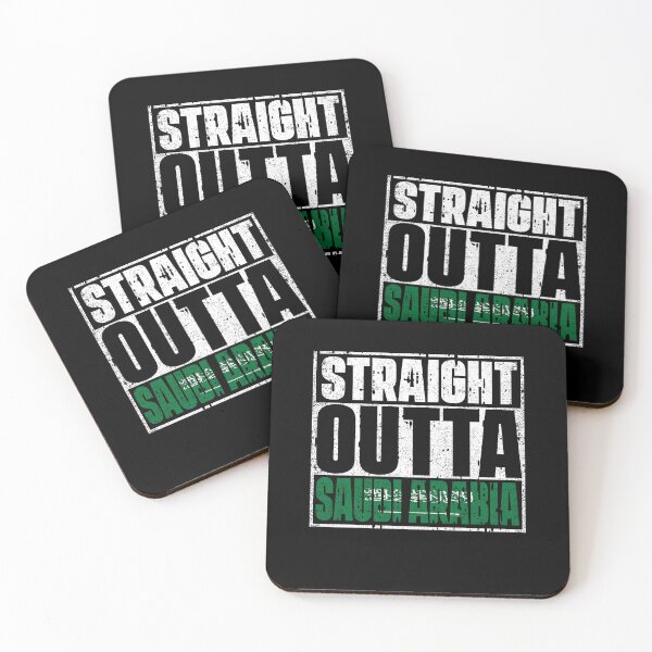 Item preview, Straight Outta Saudi Arabia Flag designed and sold by CosmoKitsch.