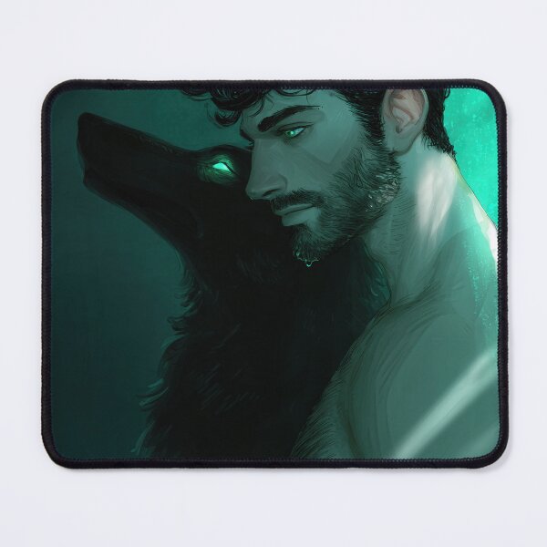 Item preview, Man and Hound in Green designed and sold by JaimeLikes.