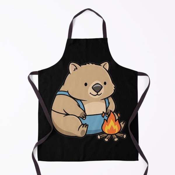 Item preview, Cute Kawaii Wombat Camping Australian Animal designed and sold by k3rstman1.