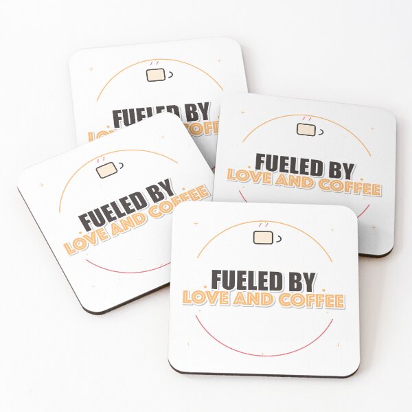 Artikelvorschau, Angetrieben von Liebe und Kaffee entworfen und verkauft von pumsquare.