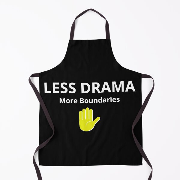 Item preview, Less Drama More Boundaries – Mental Health Minimalist Quote designed and sold by FreshLineArts.