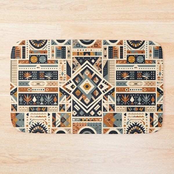 Item preview, Modern Geometric Tribal Boho Pattern Art designed and sold by Apex Designs.