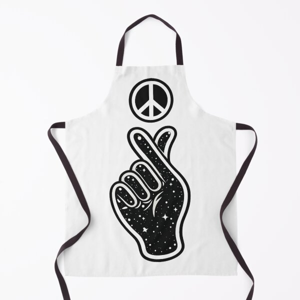 Item preview, Peace Sign Hand – Crossed Fingers Good Luck Art designed and sold by thesmilngnature.