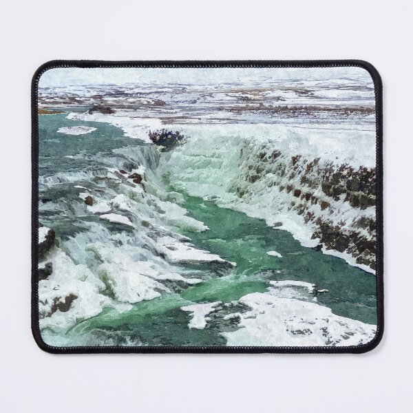Item preview, Winter landscape in Iceland designed and sold by AsahiNoAme.