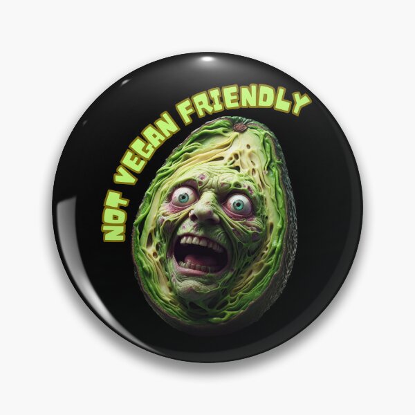 Item preview, Not Vegan Friendly | Gory Avocado Zombie Satire designed and sold by EllaWerk.