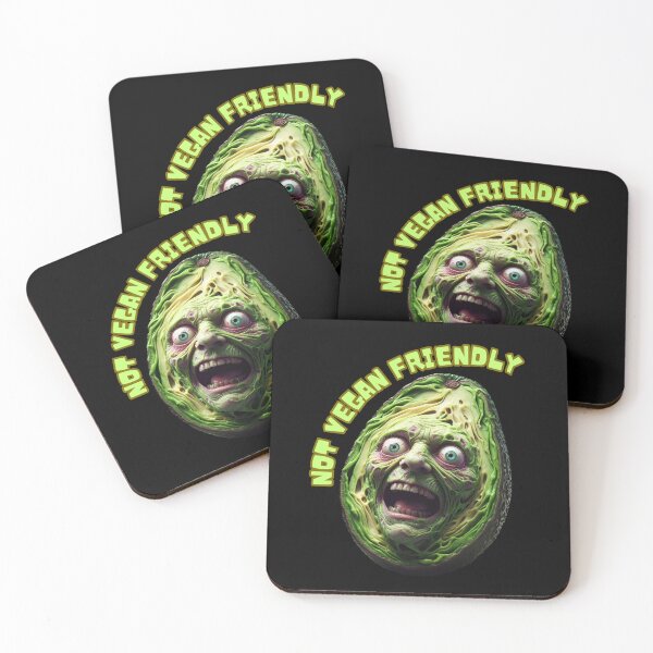 Item preview, Not Vegan Friendly | Gory Avocado Zombie Satire designed and sold by EllaWerk.