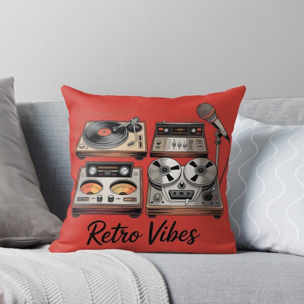 Item preview, Vintage Audio Equipment Retro Music Illustration designed and sold by DJ-Portable.
