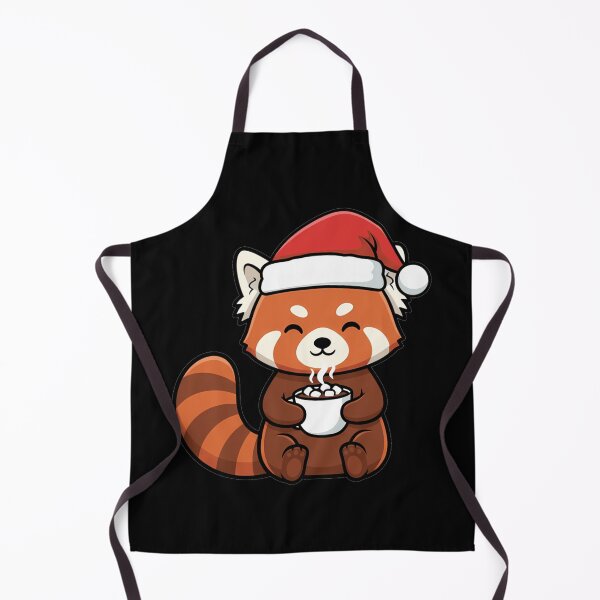 Item preview, Cute Kawaii Red Panda Santa Hat Winter Cocoa designed and sold by k3rstman1.