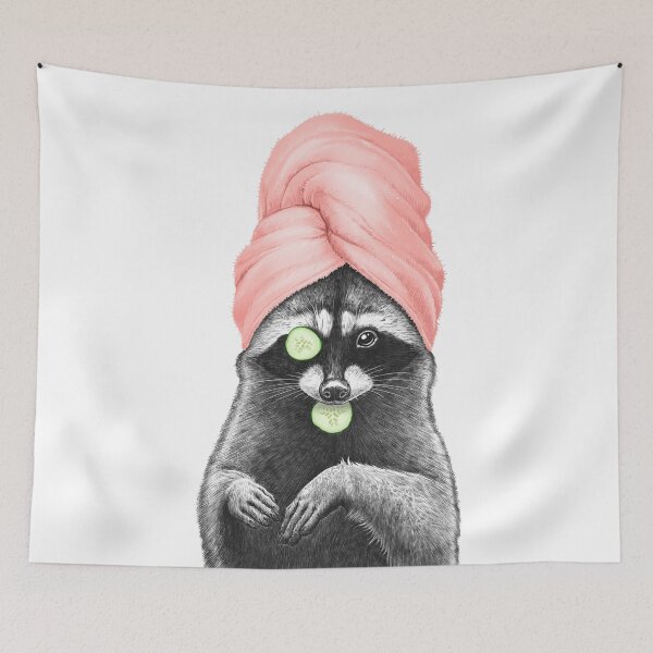 Item preview, Wellness raccoon designed and sold by NIKITA KORENKOV NikKor.