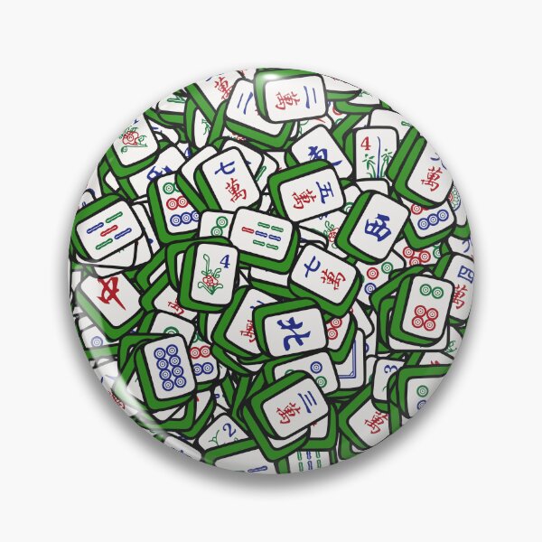 Item preview, Traditional Mahjong Tiles In Scattered Pattern v2 designed and sold by teeworthy.