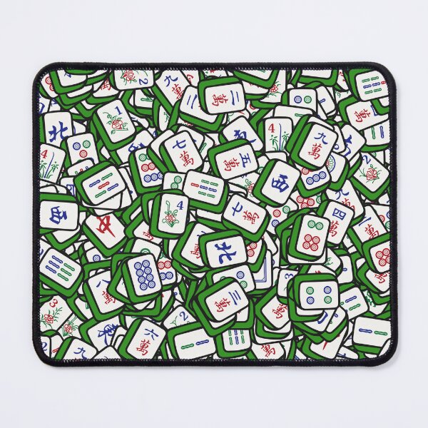 Item preview, Traditional Mahjong Tiles In Scattered Pattern v2 designed and sold by teeworthy.