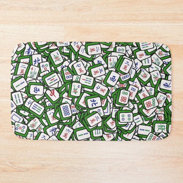 Item preview, Traditional Mahjong Tiles In Scattered Pattern v2 designed and sold by teeworthy.