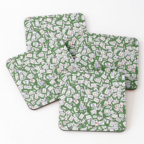 Item preview, Traditional Mahjong Tiles In Scattered Pattern v2 designed and sold by teeworthy.