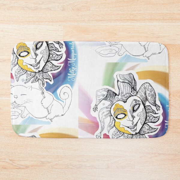Item preview, Milky Masquerade Cat (drawing by ACCI)  designed and sold by VanyssaGraphics.