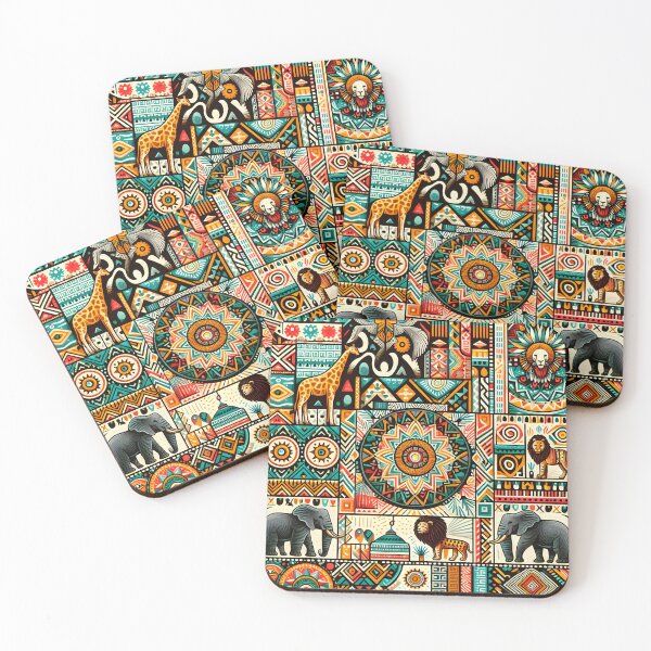 Item preview, African Tribal Safari Geometric Pattern Art designed and sold by Apex Designs.