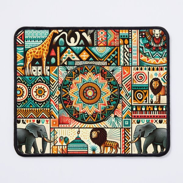 Item preview, African Tribal Safari Geometric Pattern Art designed and sold by Apex Designs.