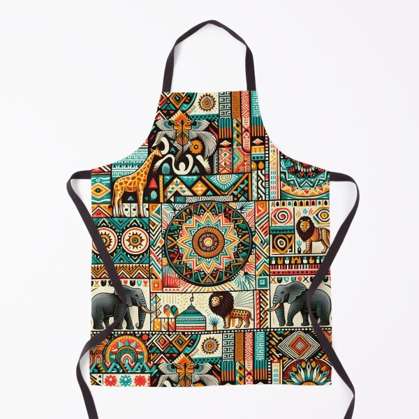 Item preview, African Tribal Safari Geometric Pattern Art designed and sold by Apex Designs.