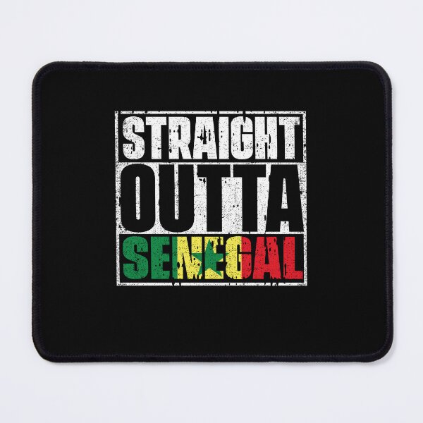Item preview, Straight Outta Senegal Flag designed and sold by CosmoKitsch.