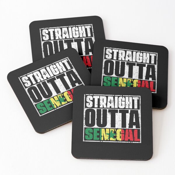 Item preview, Straight Outta Senegal Flag designed and sold by CosmoKitsch.