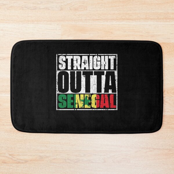 Item preview, Straight Outta Senegal Flag designed and sold by CosmoKitsch.
