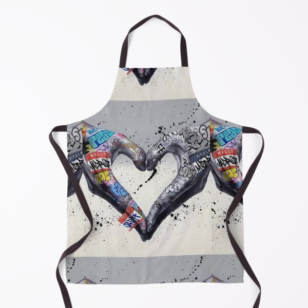 Artikelvorschau, Graffiti-Herz-Hände-Streetart – Urban Love Spray Paint Design entworfen und verkauft von Kruti Collection.