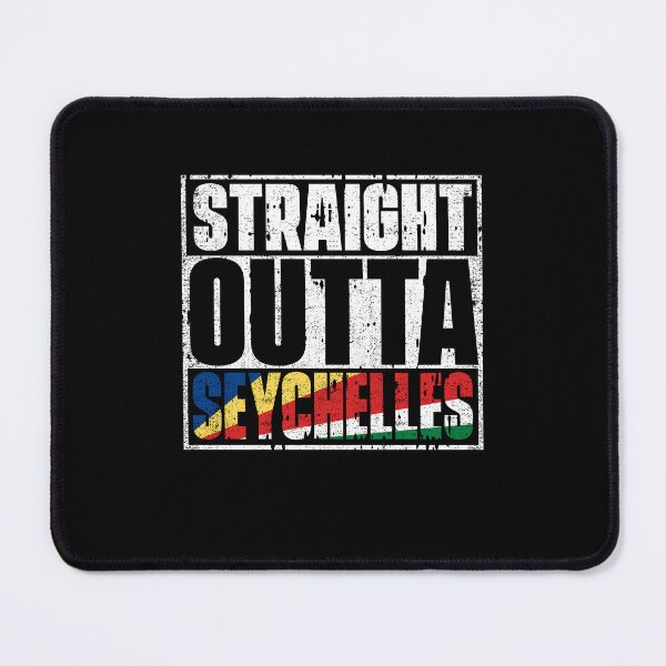 Item preview, Straight Outta Seychelles Flag designed and sold by CosmoKitsch.