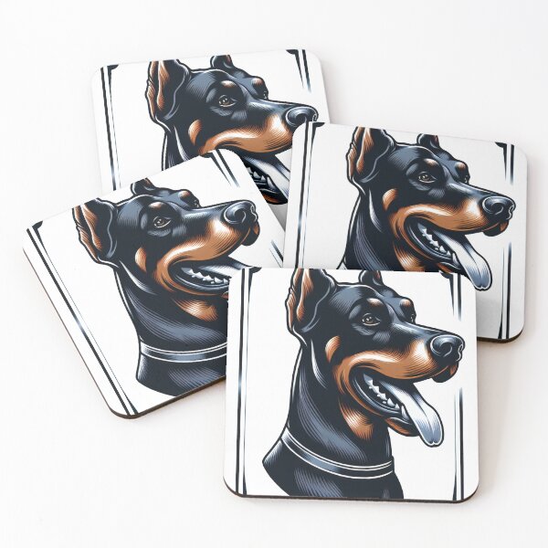 Item preview, The Doberman - Beauty Needs a Frame (Cartoon) designed and sold by Kimenta Fashion.