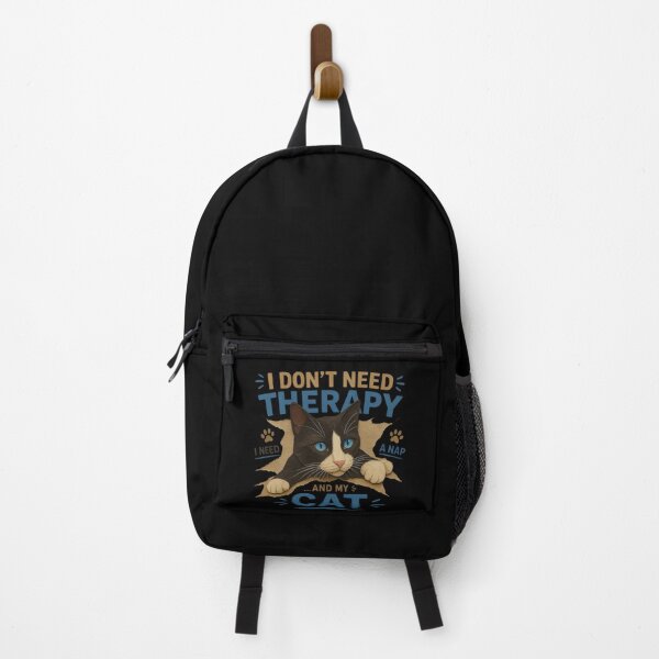 Item preview, I Don’t Need Therapy Funny Cat Meme | I Need A Nap And My Cat Humor Design designed and sold by IdentityThread.