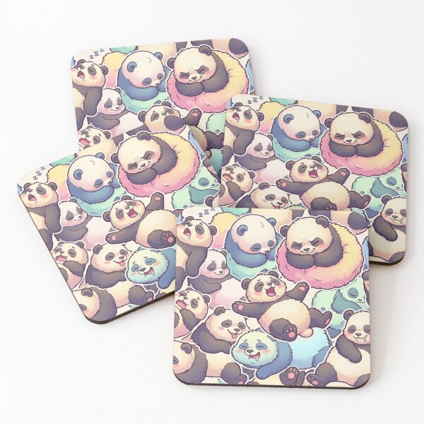 Item preview, Sleepy Panda Pattern designed and sold by Imaginarium of Chaos falcon88 .