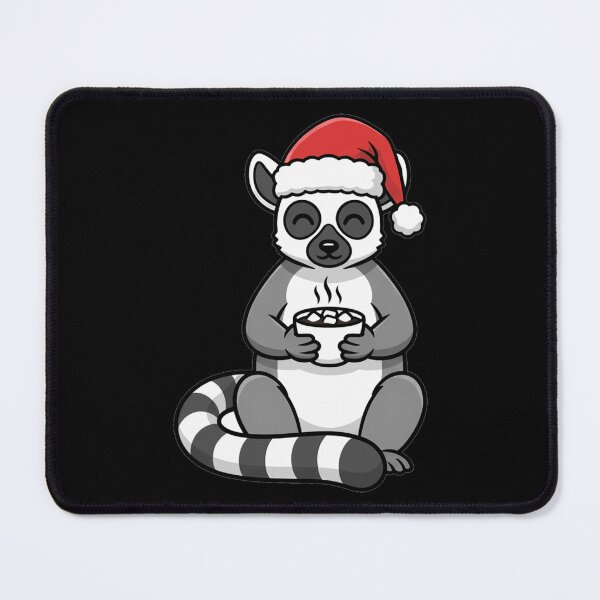 Item preview, Cute Christmas Lemur with Hot Chocolate Cocoa designed and sold by k3rstman1.