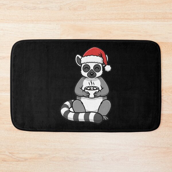 Item preview, Cute Christmas Lemur with Hot Chocolate Cocoa designed and sold by k3rstman1.