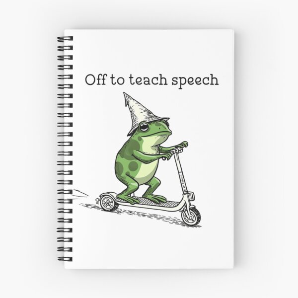 Item preview, Speech Therapist SLP Communication Specialist Frog Scooter Speech Language Pathologist designed and sold by Thread&Fable.