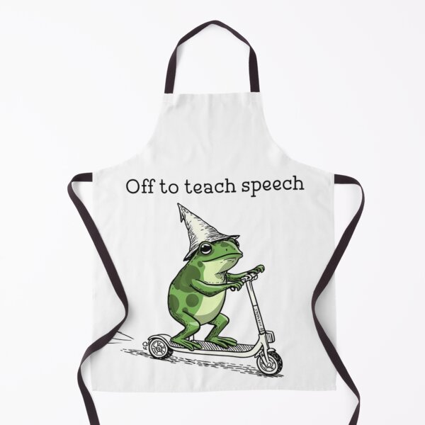 Item preview, Speech Therapist SLP Communication Specialist Frog Scooter Speech Language Pathologist designed and sold by Thread&Fable.