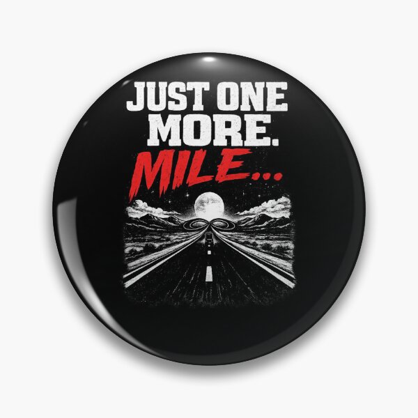 Item preview, Just One More Mile Funny Truck Driver Shirt Tired Trucker Night Driving Design designed and sold by Timeless Junction.