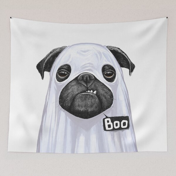Item preview, Pug Boo designed and sold by NIKITA KORENKOV NikKor.