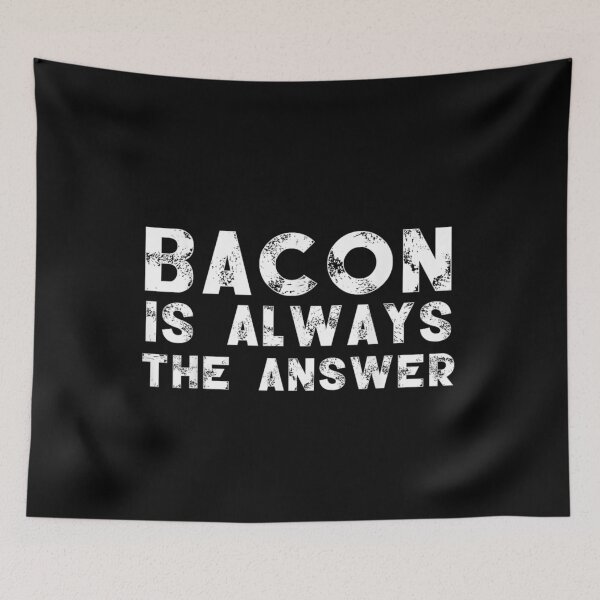 Item preview, Bacon Is Always The Answer Funny Quote Cute Witty T-shirt,Bacon Is Always The Answer Funny Quote Cute Witty Stickers designed and sold by krooslistO.