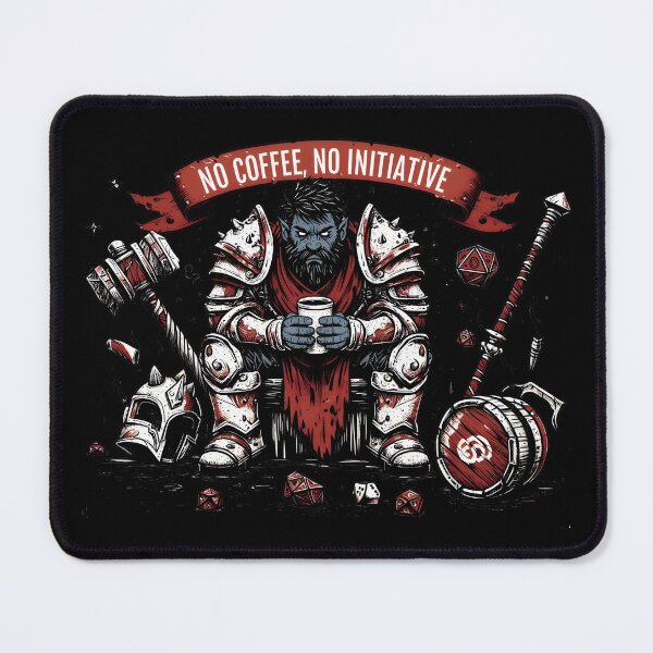 Item preview, No coffee, no initiative, dnd coffee designed and sold by Boardgameo.