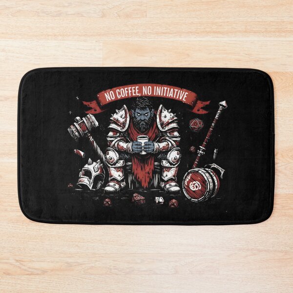 Item preview, Sin café, no hay iniciativa, dnd café designed and sold by Boardgameo.